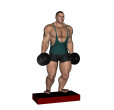Calf Raise - Standing Dumbbell Toes Out